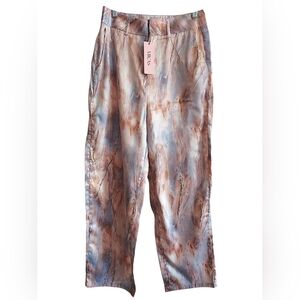 *NWT* Micas Tie-Dye Straight Leg Trousers